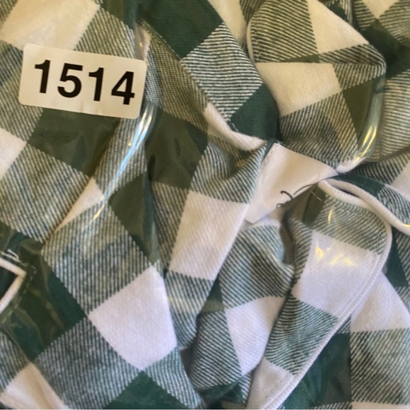 Disney Minnie & Daisy Holiday Sleep Wear Green/White Plaid Pajama Top Women’s XL - Picture 12 of 12